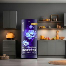 Whirlpool 215 Impro Roy, 192 Litre 4 Star Single Door Refrigerator with Inverter Compressor and Base Drawer, Saphire Antelia