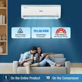 Voltas 243V Vectra Elite 2 Ton 3 Star Inverter Split AC with 4-in-1 Convertible, White