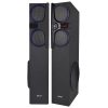 Akai TS-160, 160 Watts Wireless Bluetooth Dual Tower Speaker with Wireless Mic, Black