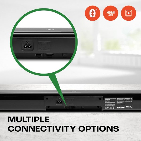 JBL 220 Watt Dolby Digital Soundbar with 2.1 Channel Wireless Subwoofer for Extre Deep Bass, Black, SB170