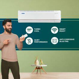 BlueStar IA318QCU 1.5 Ton 3 Star Inverter Split AC with 5-in-1 Convertible & 4 Way Swing, White