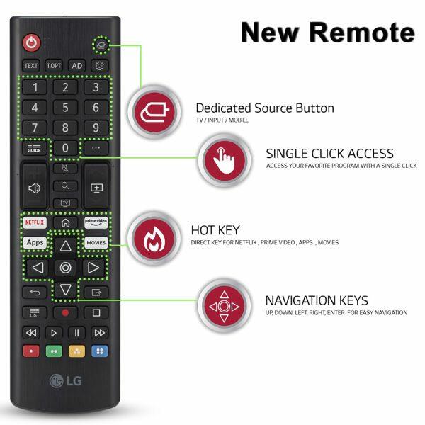 LG UHD 4K TV (UR7550, Black)