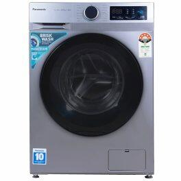Panasonic NA-148MB3L01, 8 KG 1400 RPM Fully Automatic Front Load Machine with 5 Star Rating, Brisk Wash and Pause N Add, Silver