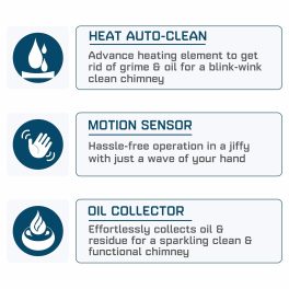 Whirlpool CG 601 HAC Hood, 60 CM Chimney with Baffle Filter, Touch Control and Auto Clean, Black