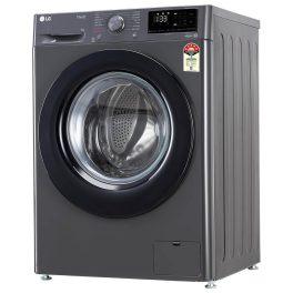 LG FHV1207Z2M, 7 KG 1200 RPM Front Load with AI 6 Motion Direct Drive and Steam, Black