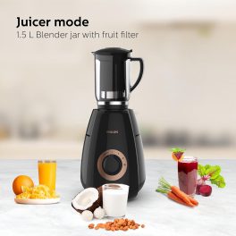 PHILIPS HL7707, 750 Watts 4 Jar Mixer Grinder with Food Processor Jar, Black