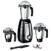 Bosch MGM6632MIN, TrueMixx 750W 3 Jar Mixer Grinder With Unique lid-locks, Black