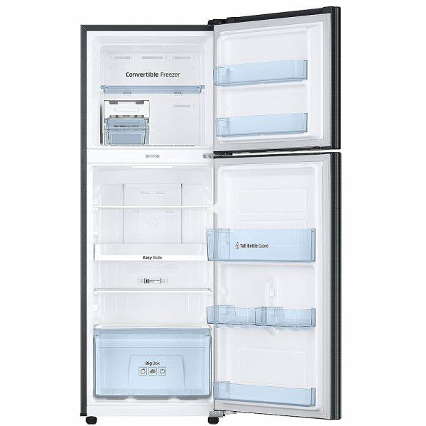 Samsung 236L 3 Star Double Door Refrigerator (RT28C3733BX, Luxe Black)