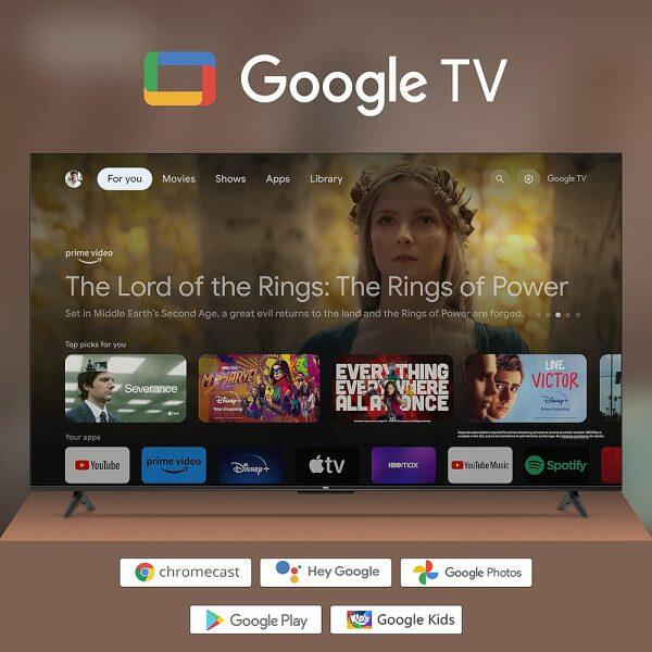 TCL 50 inches Google TV (50P635 Pro, Black)