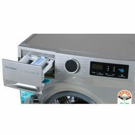Panasonic NA-148MB3L01, 8 KG 1400 RPM Fully Automatic Front Load Machine with 5 Star Rating, Brisk Wash and Pause N Add, Silver