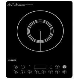 PHILIPS HD4929/01, 2100 Watts Induction Cook-top with 8 Power Levels, Black