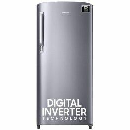 Samsung 183 Litre 2 Star Single Door Refrigerator with Digital Inverter, (RR20C11C2GS, Grey Silver)