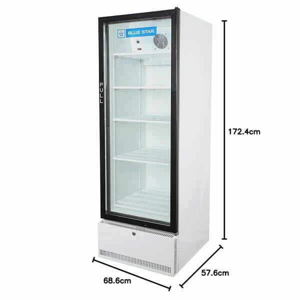 BLUESTAR SC375 358 Litre Single Door Visi Cooler, White