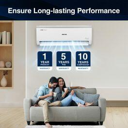 Voltas 123V Vectra Elegant 1 Ton 3 Star Inverter Split AC with 4-in-1 Convertible, White