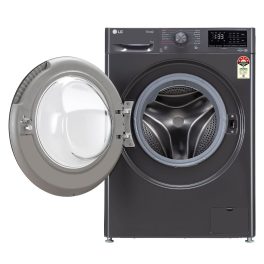 LG FHV1207Z2M, 7 KG 1200 RPM Front Load with AI 6 Motion Direct Drive and Steam, Black