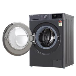LG FHV1207Z2M, 7 KG 1200 RPM Front Load with AI 6 Motion Direct Drive and Steam, Black