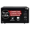 LG MJEN286UFW, 28 Litre Charcoal Convection Microwave with Glass Touch & Dial and Wi-Fi, Black
