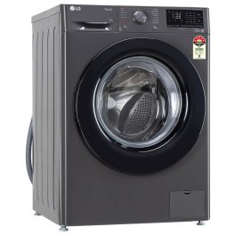 LG FHV1207Z2M, 7 KG 1200 RPM Front Load with AI 6 Motion Direct Drive and Steam, Black