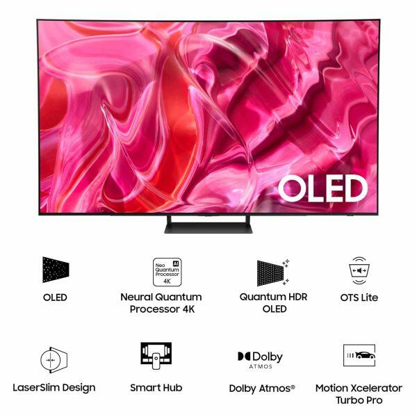 Samsung 55 Inch OLED (QA55S90CAKLXL, Black)