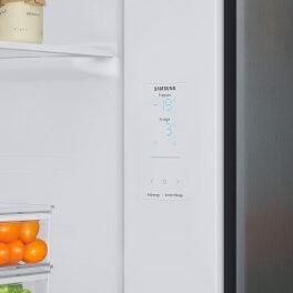 Samsung 653L Side By Side Refrigerator (RS76CG8113SLHL, Clean Steel)