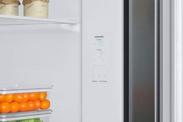 Samsung 653L Side By Side Refrigerator (RS76CG8113SLHL, Clean Steel)