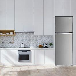 LG 246L 3Star Double Door Refrigerator (GL-S262SPZX, Shiny Steel)
