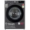 LG FHV1207Z2M, 7 KG 1200 RPM Front Load with AI 6 Motion Direct Drive and Steam, Black