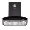 Faber 60 CM Chimney (HOOD FEEL 3D T2S2 BK TC LTW 60, Black)