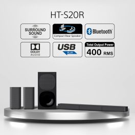 Sony 400 Watt, 5.1 Channel Home Theatre, Black, HT-S20R