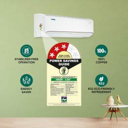 BlueStar IA318QCU 1.5 Ton 3 Star Inverter Split AC with 5-in-1 Convertible & 4 Way Swing, White