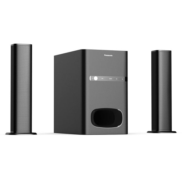 Panasonic 80 Watts Home Theatre with 2.1 Channel Convertible Soundbar and RemotMe, Black, HT260GW