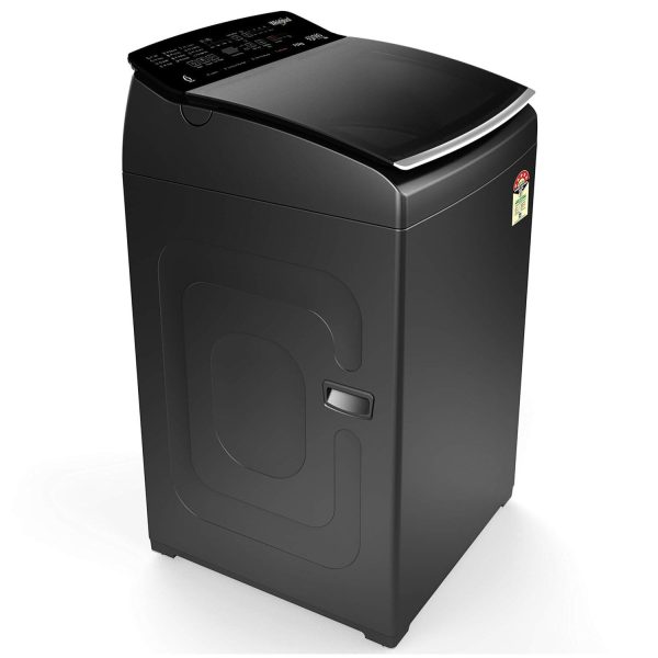 Whirlpool 360 Pro Inv 9, 5 Star Fully Automatic Top Load Machine In Built Heater, Hard Water Wash, Soft Close Door, Midnight Grey