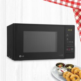 LG MS2043DB, 20 Litre Solo with Anti Bacterial Cavity and Next Step Guide, Black