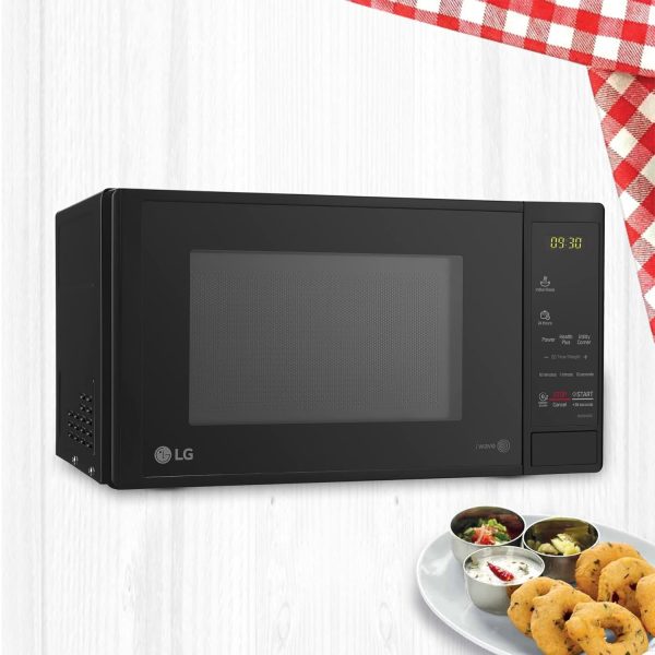 LG MS2043DB, 20 Litre Solo with Anti Bacterial Cavity and Next Step Guide, Black