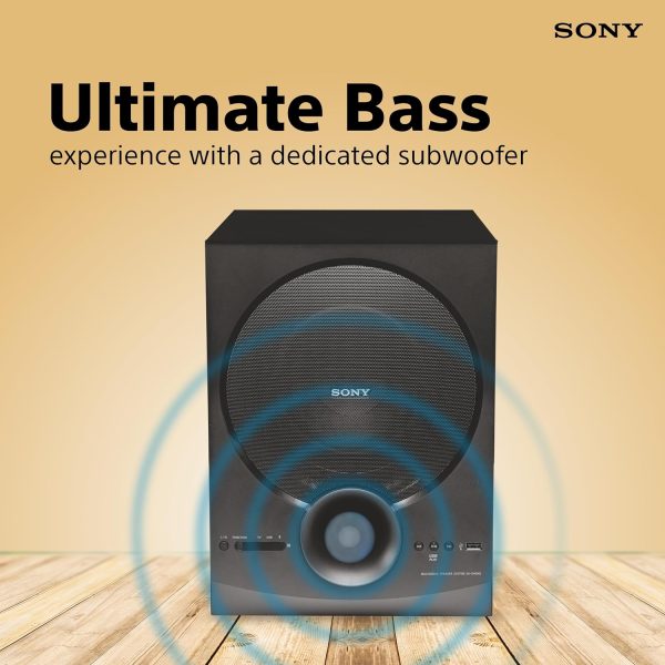 Sony 80 Watts, 4.1 Channel Home Theatre, Black, SA-D40
