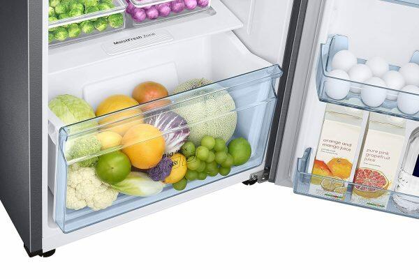 Samsung 236L Double Door Refrigerator (RT28C3042S8/HL, Elegant Inox)