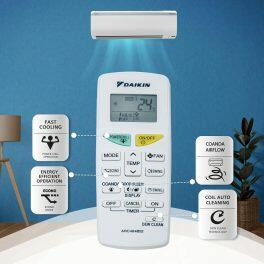 Daikin FTKL60UV 1.8 Ton 3 Star Inverter Split AC with 4 Way Swing and PM 2.5 Filter, White