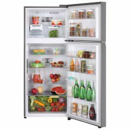 LG 380L Double Door Refrigerator (GL-T412VPZX, Shiny Steel)