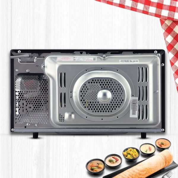 LG MC2846BR, 28 Litre Convection Microwave with Stainless Steel Cavity with 51 Auto Cook Menu, Black