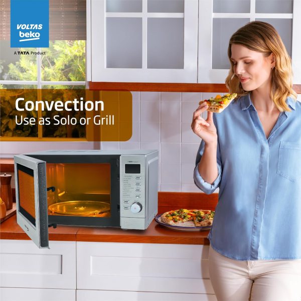 Voltas Beko 20 Liter Convection Microwave Oven, Silver, MC20SD