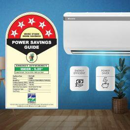 Daikin FTKM50UV 1.5 Ton 5 Star Inverter Split AC with 16 Meters Air Throw PM 2.5 Filter, White