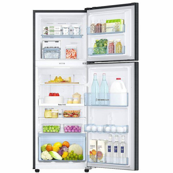 Samsung 236L 3 Star Double Door Refrigerator (RT28C3733BX, Luxe Black)
