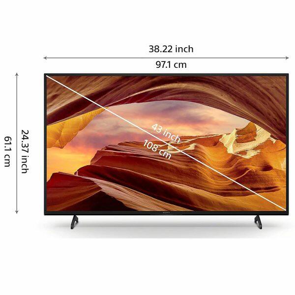 Sony 43 inches 4K TV (KD-43X75L, Black)