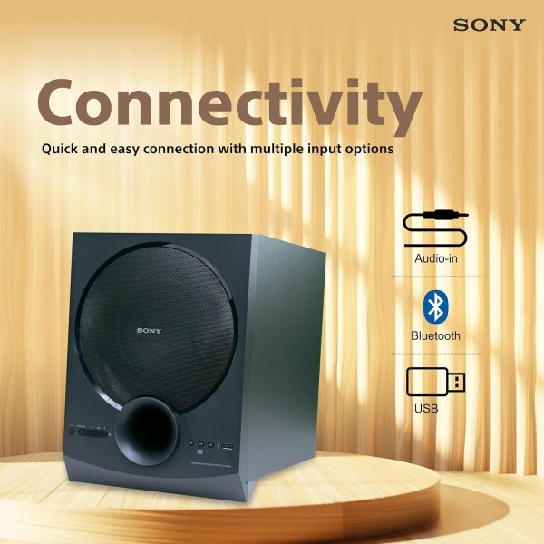 Sony 80 Watts, 4.1 Channel Home Theatre, Black, SA-D40