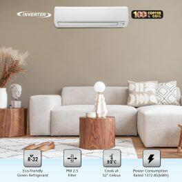 Daikin FTKL71UV, 2.02 Ton 4 Star Inverter Split AC with 3 Stage Filtration and PM 2.5 Filter, White
