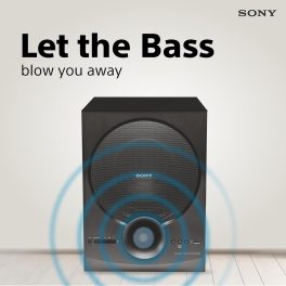 Sony 80 Watts, 4.1 Channel Home Theatre, Black, SA-D40