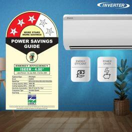 Daikin FTKL60UV 1.8 Ton 3 Star Inverter Split AC with 4 Way Swing and PM 2.5 Filter, White