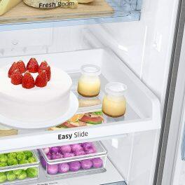 Samsung 236L Double Door Refrigerator (RT28C3042S8/HL, Elegant Inox)