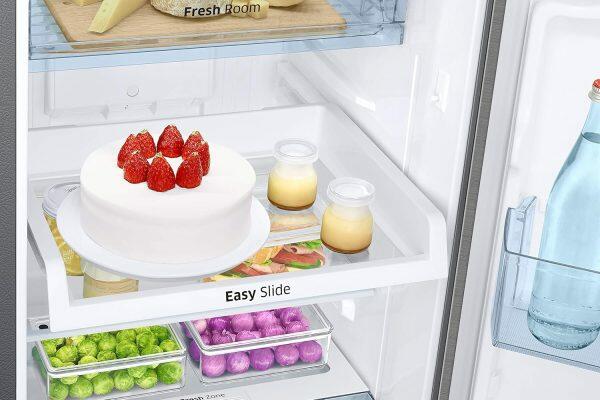 Samsung 236L Double Door Refrigerator (RT28C3042S8/HL, Elegant Inox)