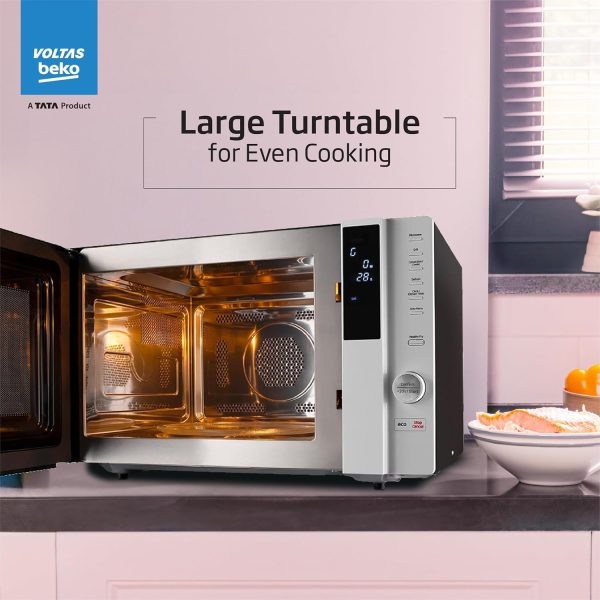 Voltas Beko 28 Litre Convection with Jog Dial, Push Button and Digital Display, Black, MC28D